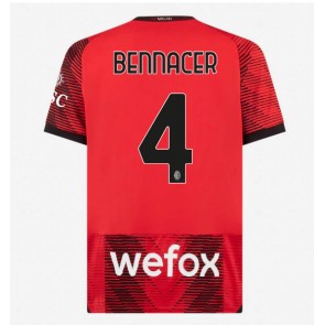 AC Milan Ismael Bennacer #4 Domaci Dres 2023-24 Kratak Rukavima